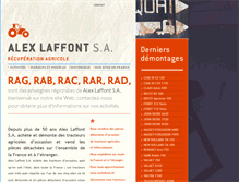 Tablet Screenshot of alexlaffont.com